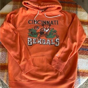 HOMAGE Cincinnati Bengals Orange Hoodie